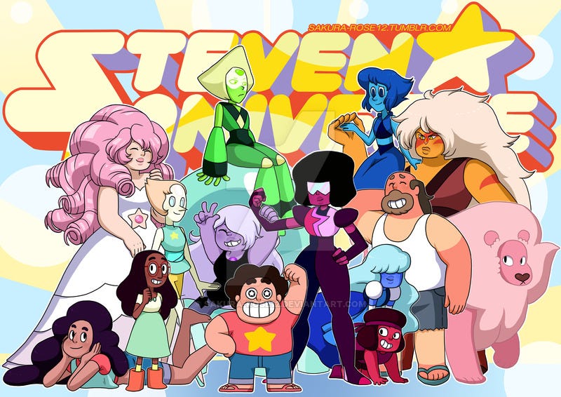 Steven Universo - Todos os Personagens Gems 