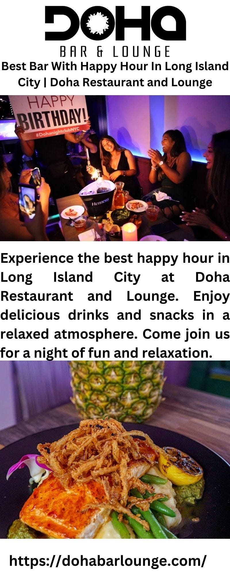 Best Bar With Happy Hour In Long Island City Doha Restaurant and