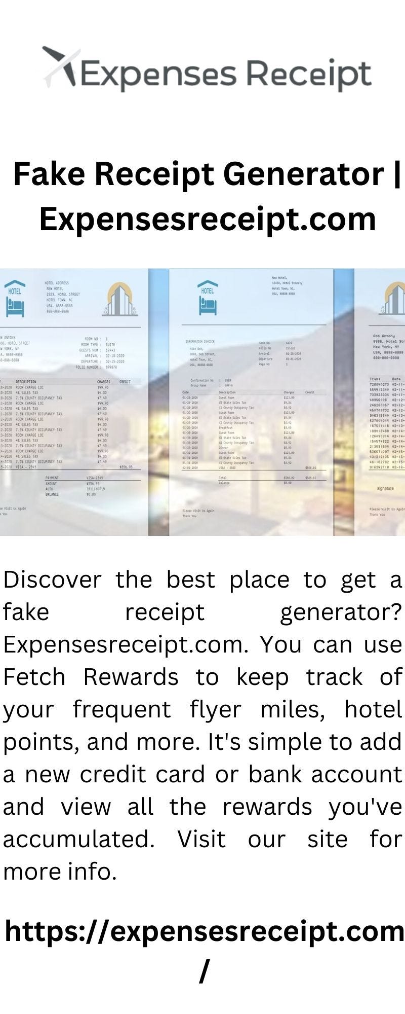 Fake Receipt Generator | Expensesreceipt.com - Expenses Receipt - Medium