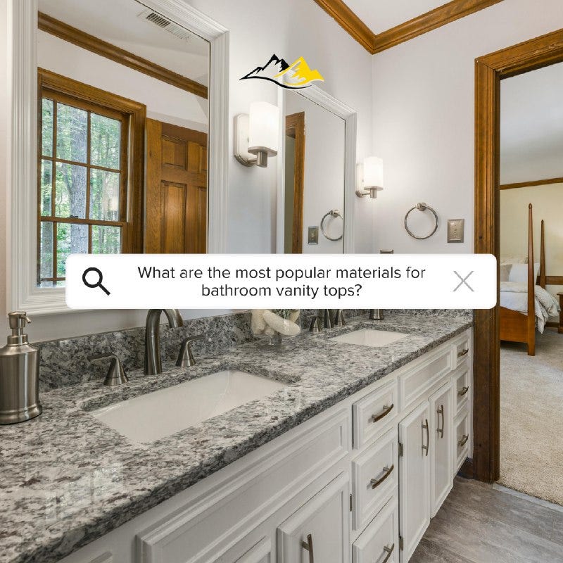 Discovering the Best Materials for Bathroom Vanity Tops with Granite