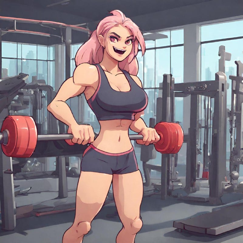 I think we should include a Gym girl/ Gym boy animation sets in the store.  Currently we have fitness pro and that body builder stuff. But something  simple and cute would be