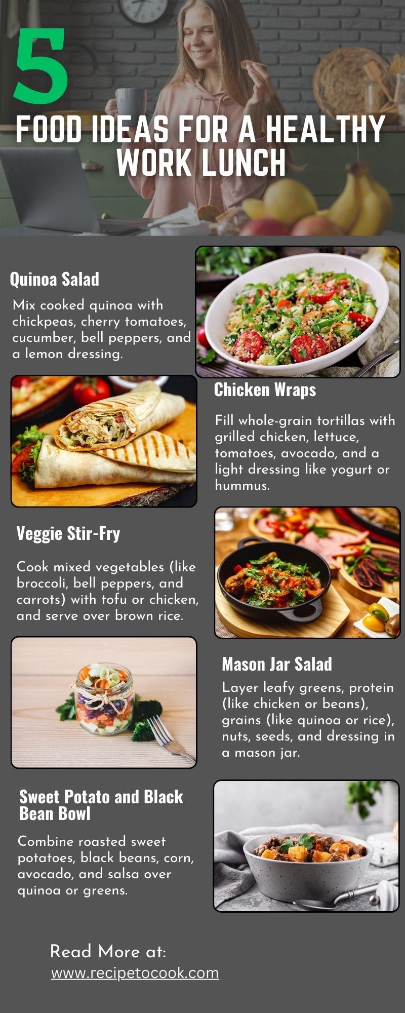 5 Food Ideas for a Healthy Work Lunch - Riya Anderson - Medium