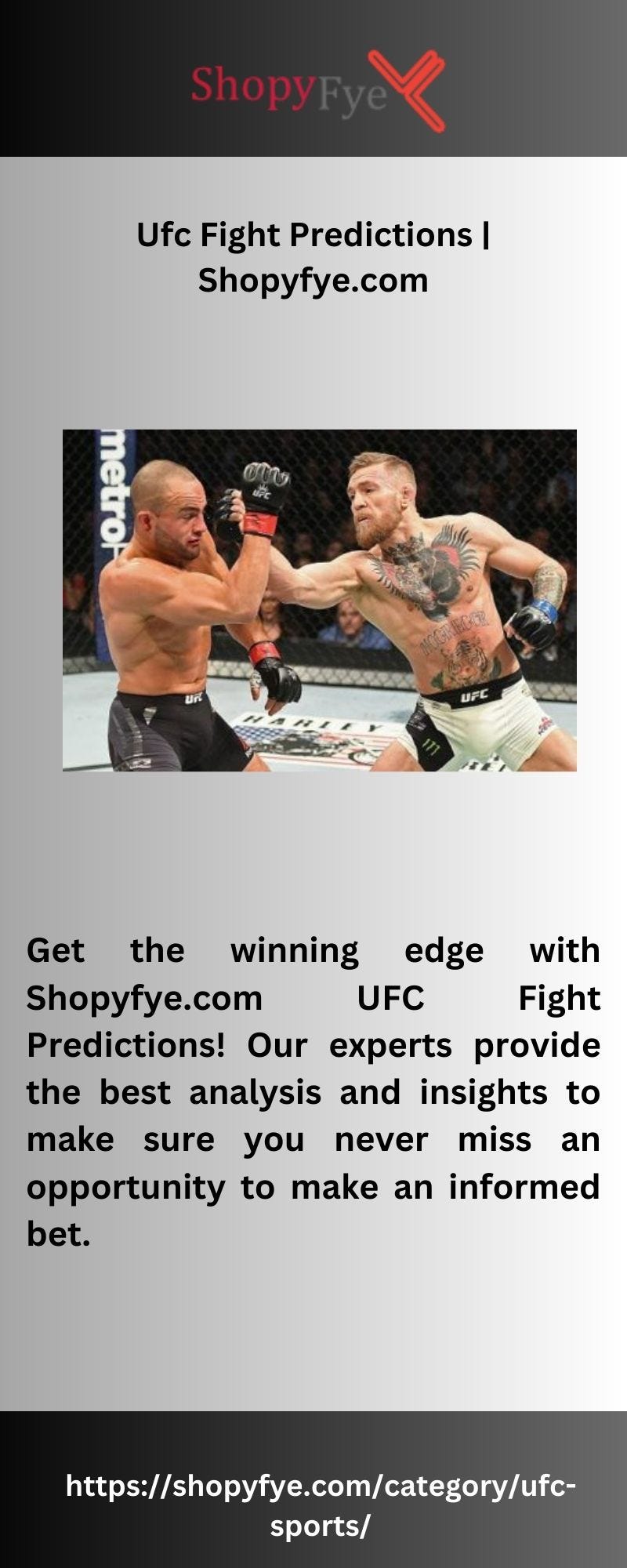 Ufc fight predictions shopyfye shopyfye medium