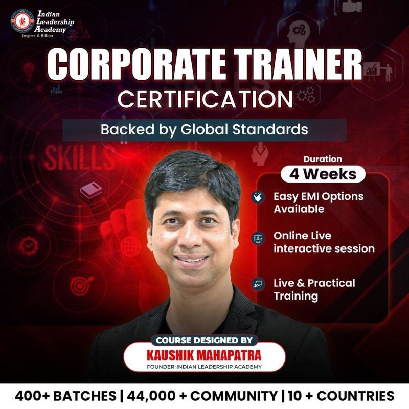 Best Corporate Trainer in India | Kaushik Mahapatra Leadership & Corporate Training