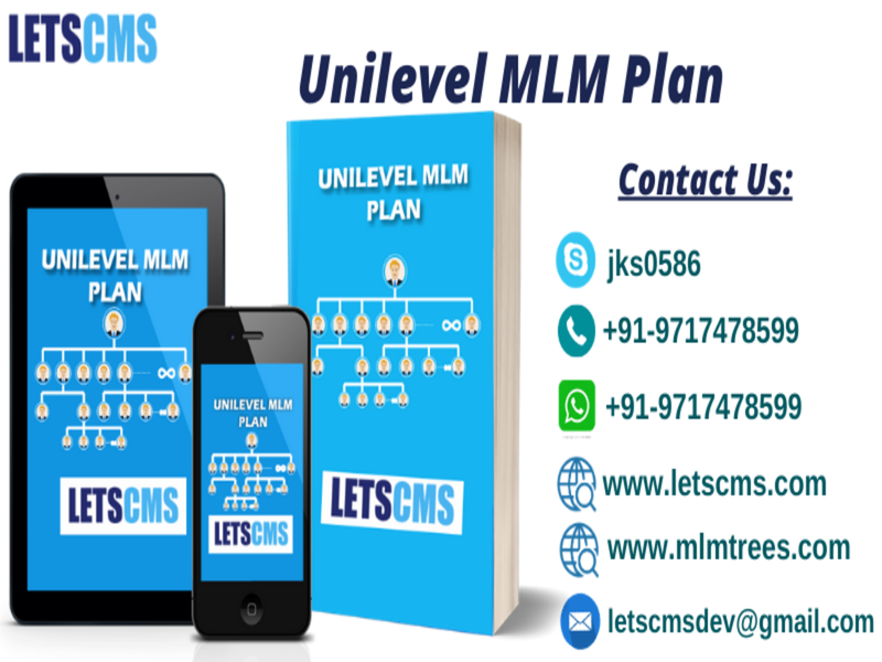 Unilevel MLM Compensation Plan Software Unilevel MLM Plan by