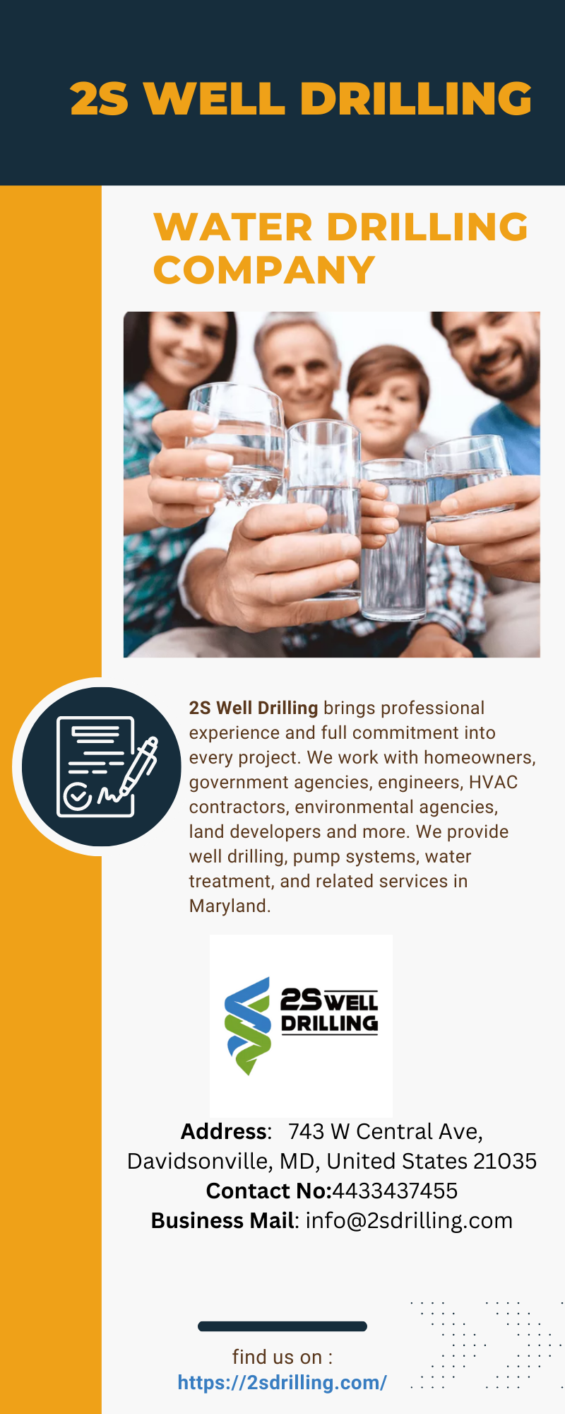 Maryland Well Drilling Company 2S Well Drilling Medium