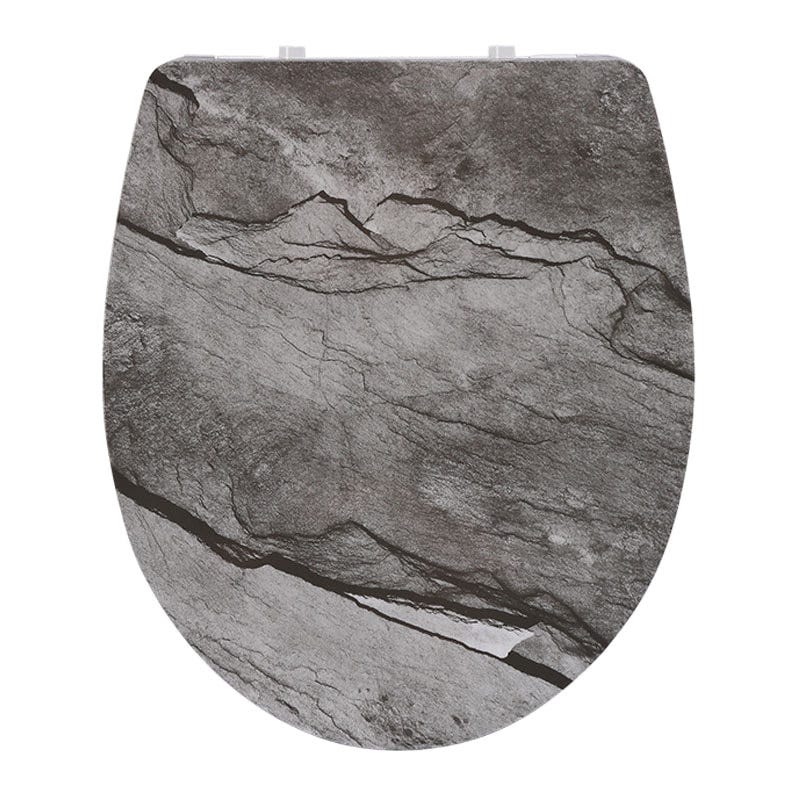  MK11 Rustic Wood One Side Print Toilet Seat China Duroplast Toilet