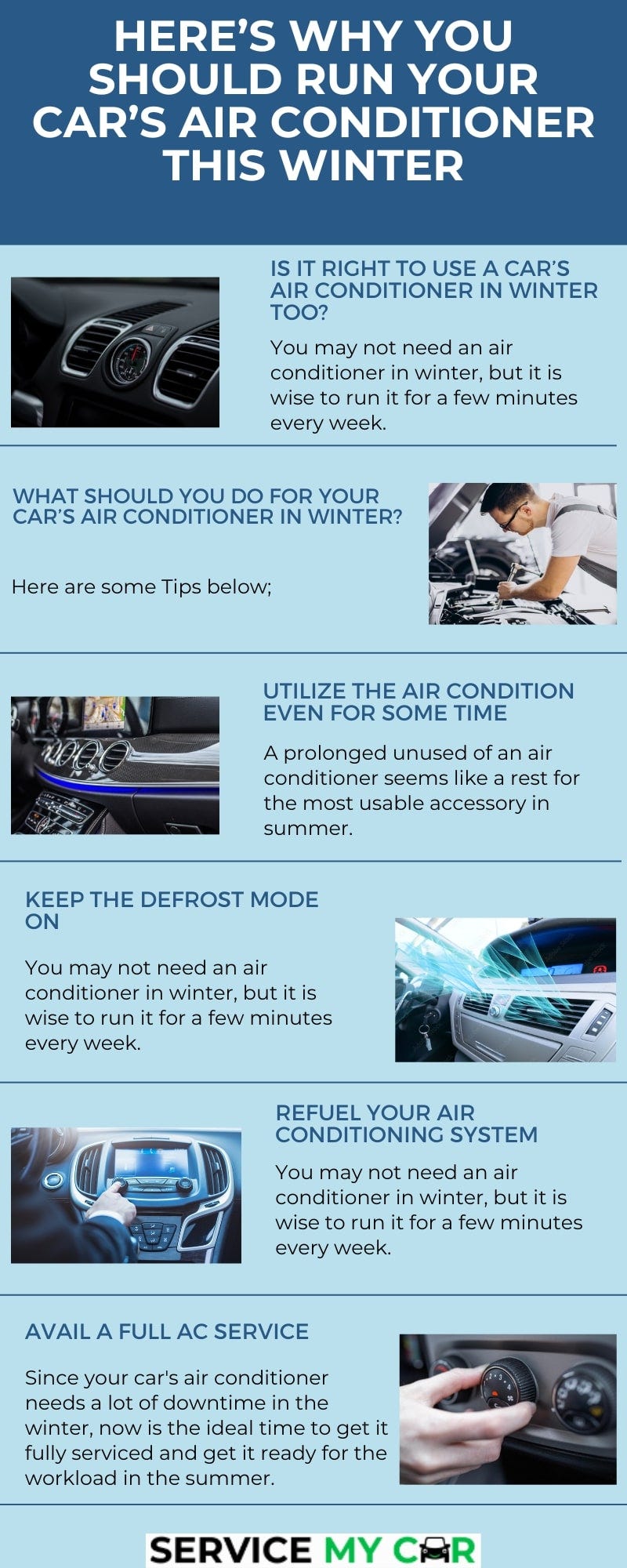 Here's why you should run Your Car's Air Conditioner This Winter
