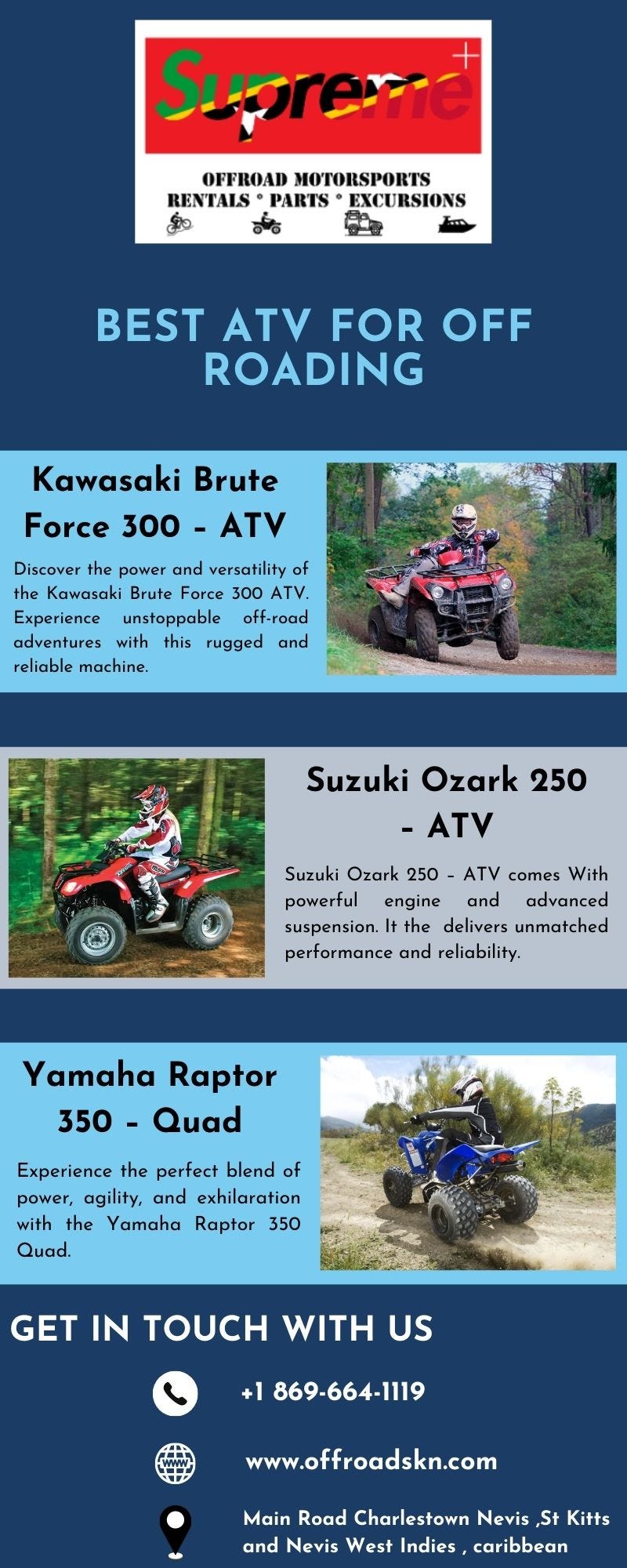 Best ATV For Off Roading — Supreme+ Motorsports SKN Supreme