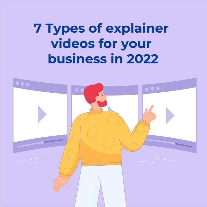 7 TYPES OF EXPLAINER VIDEOS FOR YOUR BUSINESS IN 2022 by Collby