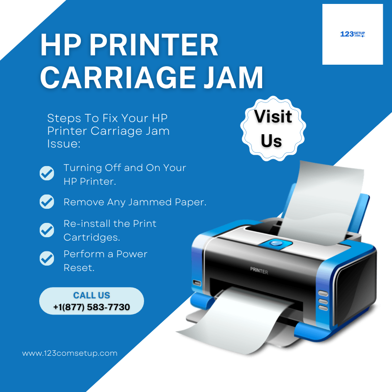 Get Rid of HP Printer Carriage Jam Once and for All Rick COMSetup