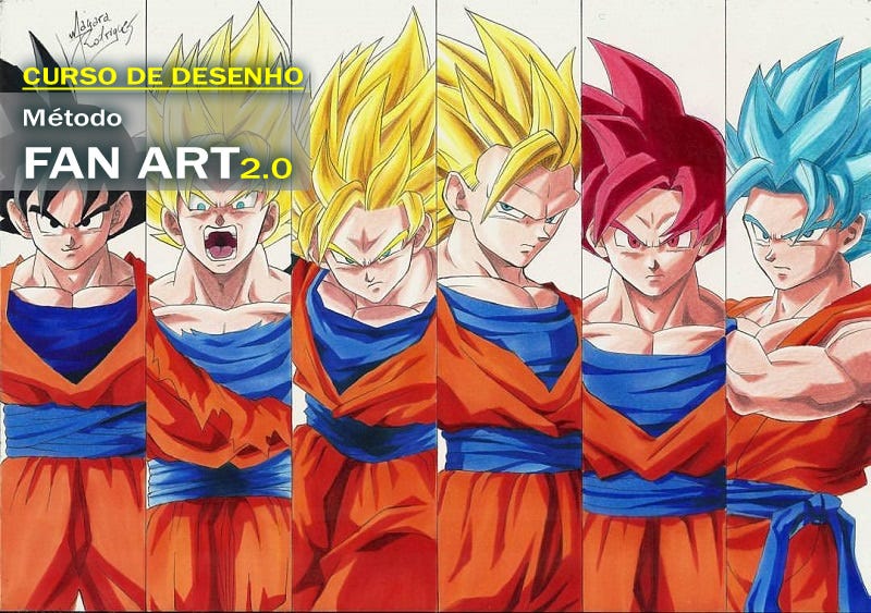 Curso de DESENHO- Como DESENHAR qualquer PERSONAGEM DE Dragon Ball