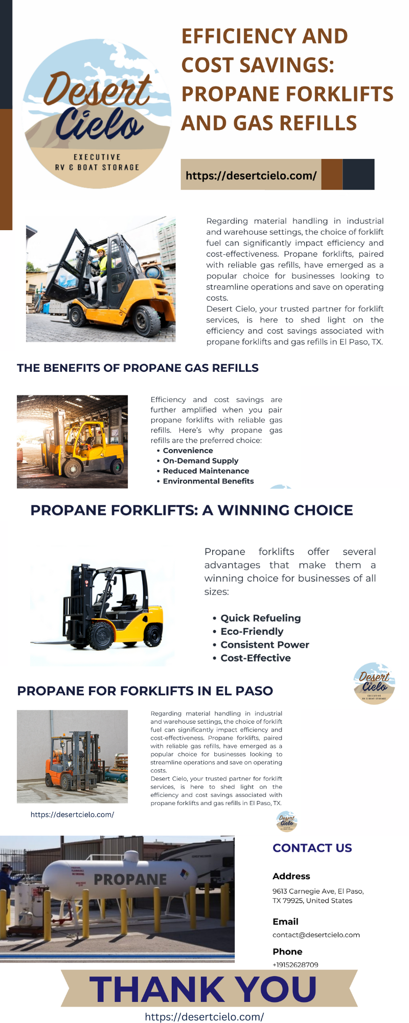 Efficiency and Cost Savings Propane Forklifts and Gas Refills Desert Cielo Medium