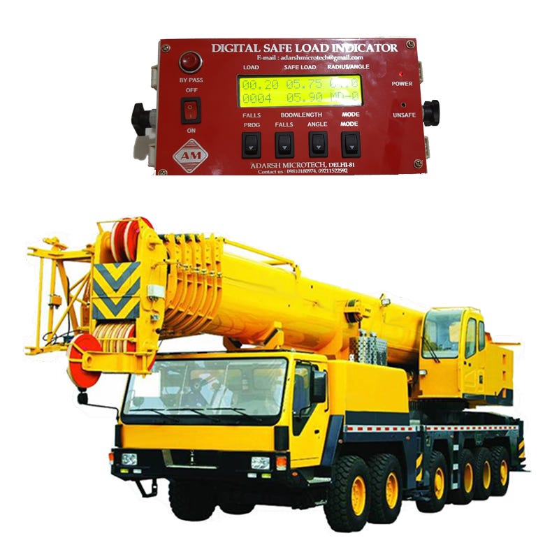 Automatic safe load indicator for Hydraulic Crane Automatic safe load indicator for Hydraulic