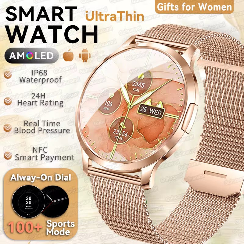 2026 Smart Watch for Women: A Stylish Fitness Companion with Bluetooth Calling