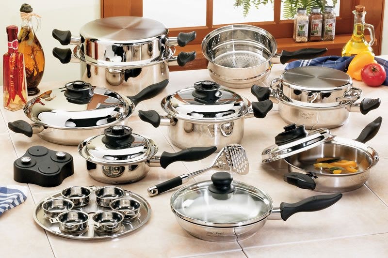 Какой набор посуды необходим для приготовления пищи. Посуда для кухни. Современная кухонная посуда. Красивая посуда для кухни. Современные кастрюли.