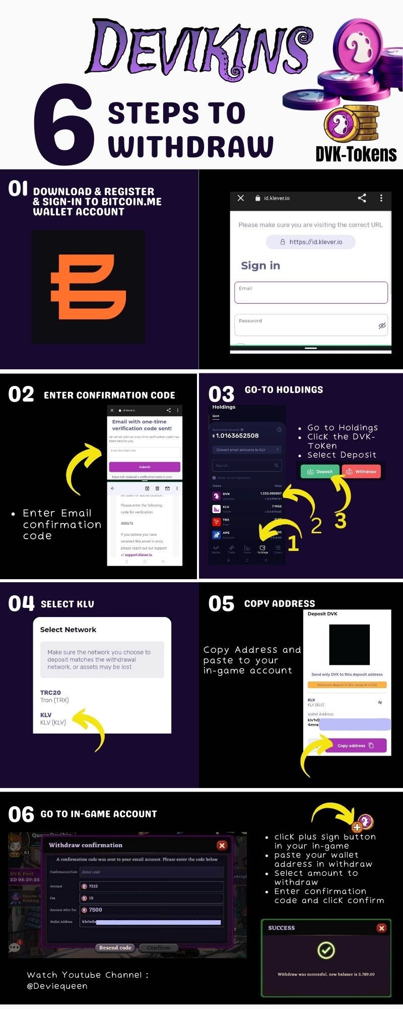HOW TO WITHDRAW- DEVIKINS DVK TOKEN | by DevieQueen | Medium