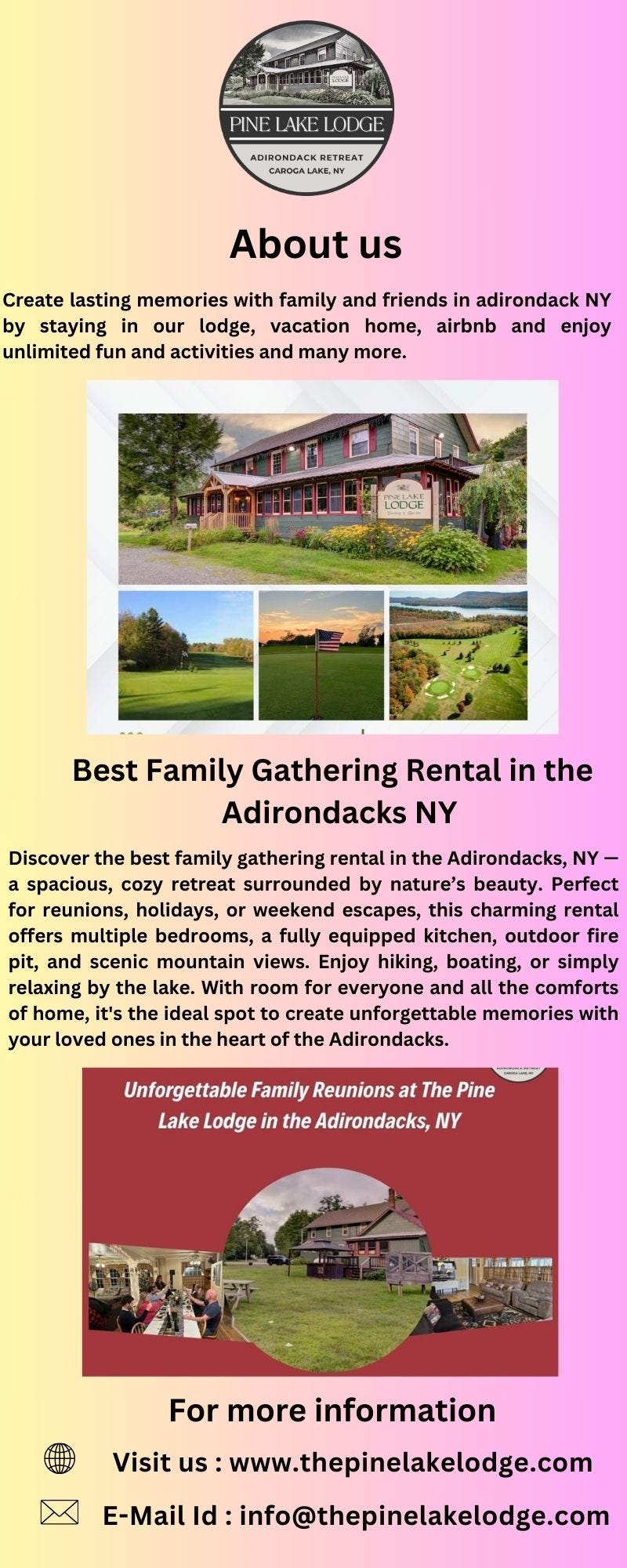 Best Family Gathering Rental in the Adirondacks NY for Unforgettable Getaways