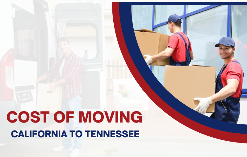 How much does it cost to move from California to Tennessee by US