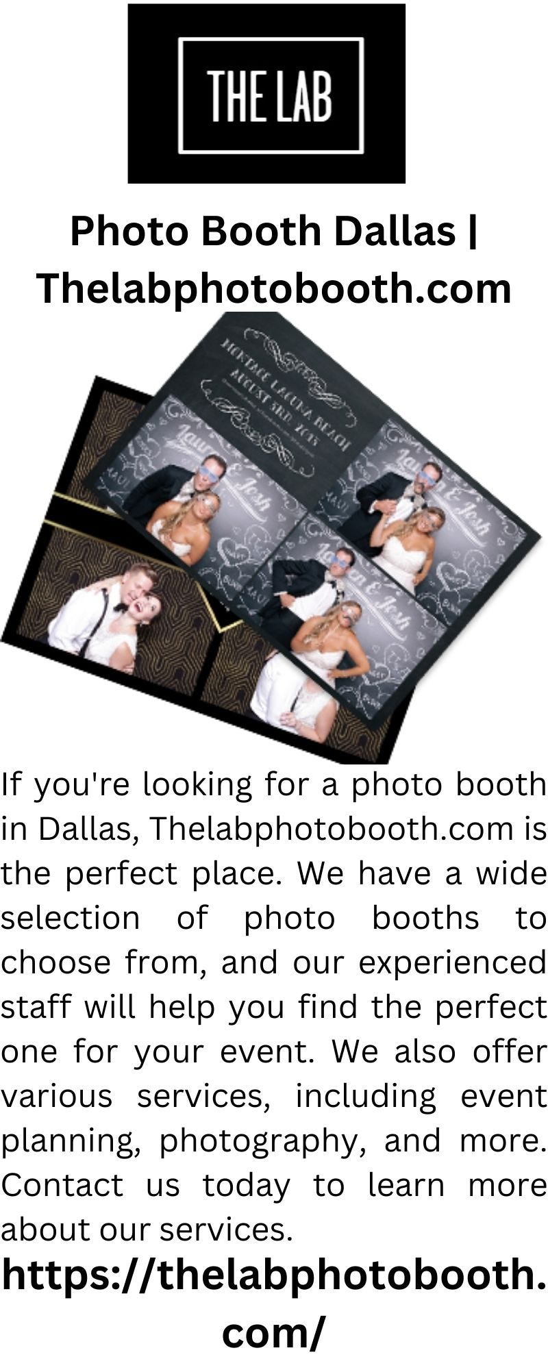 Photo Booth Dallas The Lab Photo Booth Medium