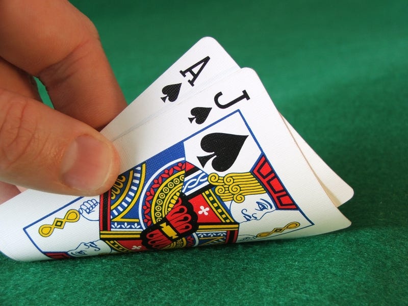 Solved In the game of blackjack as played in casinos in Las