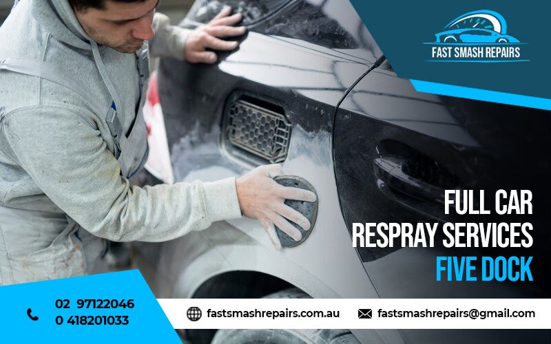 Full Car Respray Services A Mini Guide by FAST SMASH REPAIRS Medium