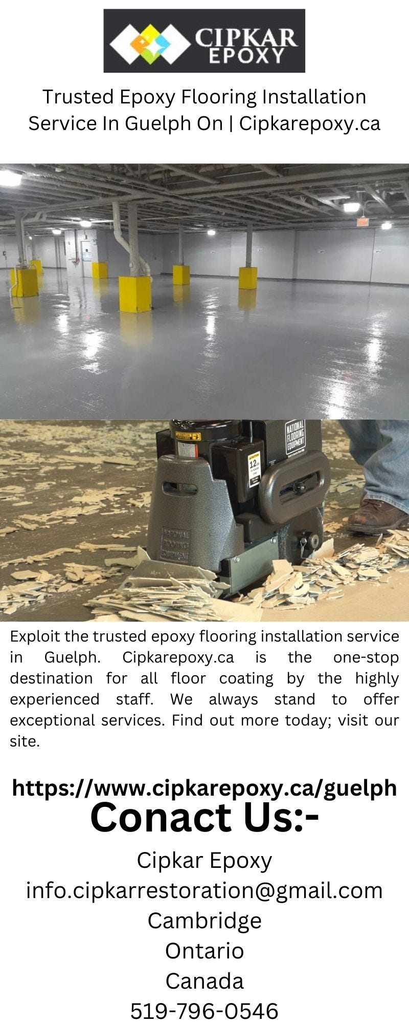 Trusted Epoxy Flooring Installation Service In Guelph On Cipkarepoxy