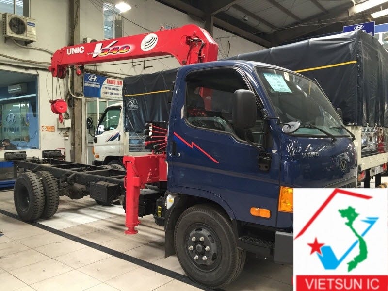 Xe Tải Hyundai HD120S Gắn Cẩu Tại Hà Nội | by vietsun xecau | Medium