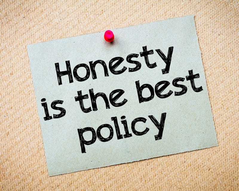 The Benefit of Being Honest. If we go back to our past, do we really… | by  Daniel Hara Tua Samosir | Medium