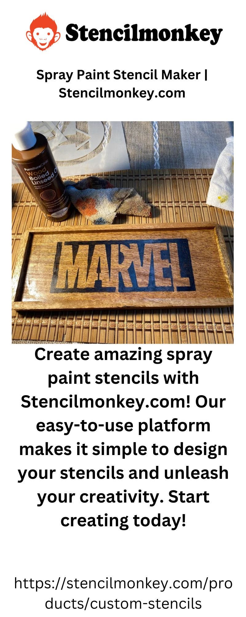 Spray Paint Stencil Maker  Stencilmonkey.com - stencilmonkey - Medium