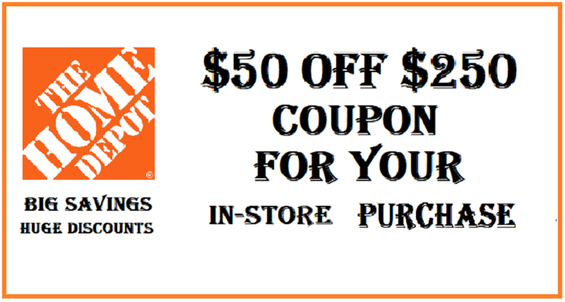 Home Depot 50% off 250% Coupon. You result in these present… | by ...