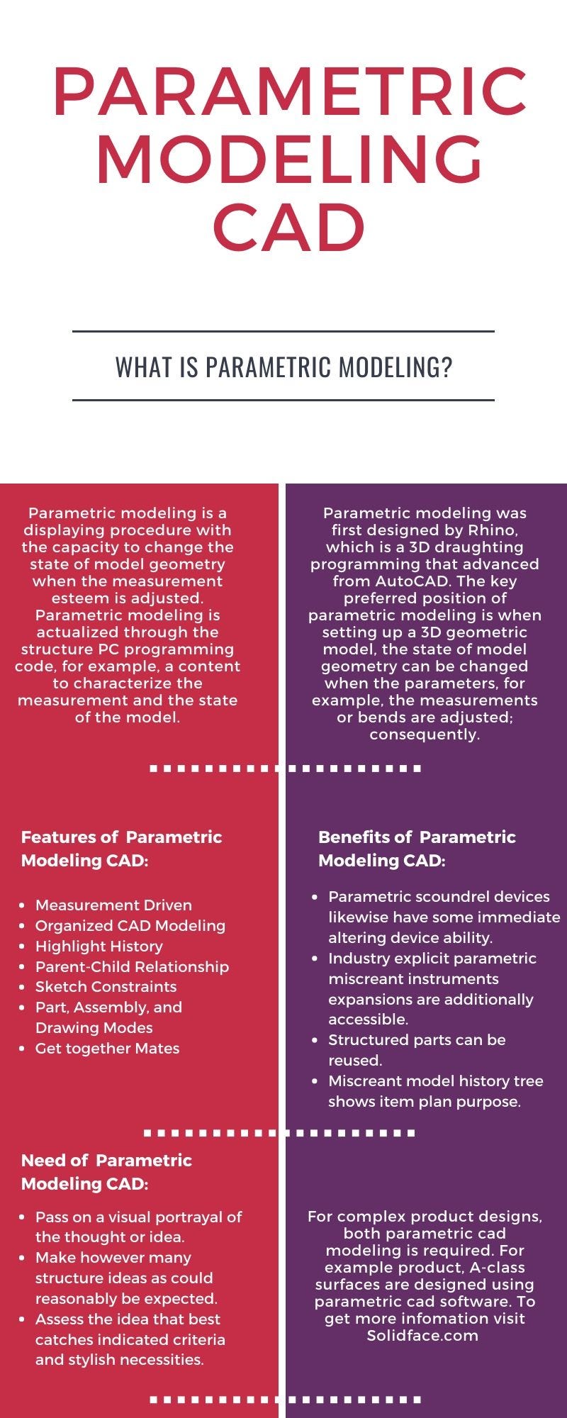 Parametric Modeling CAD. 3D CAD software has led to parametric… | by ...