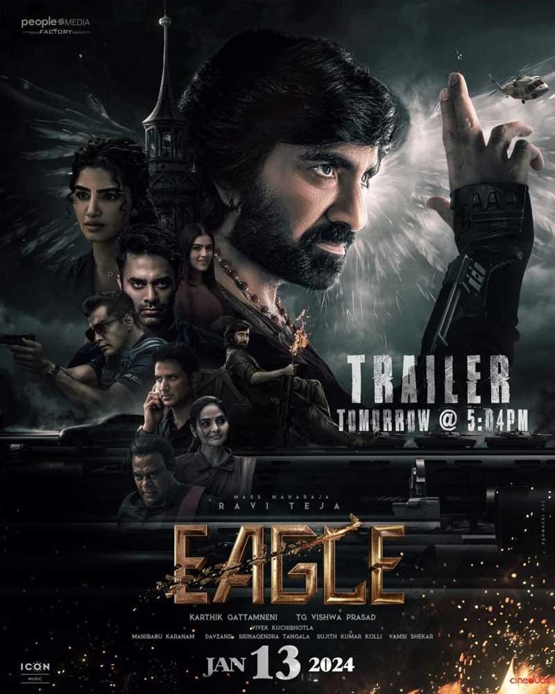 Eagle (2024) Dual Audio [Hindi HQTelugu] PreDVDRip Hdmovie Medium
