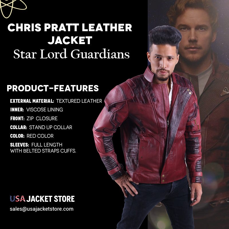 Star Lord 2 Jacket - Guardians of The Galaxy Chris Pratt Jacket