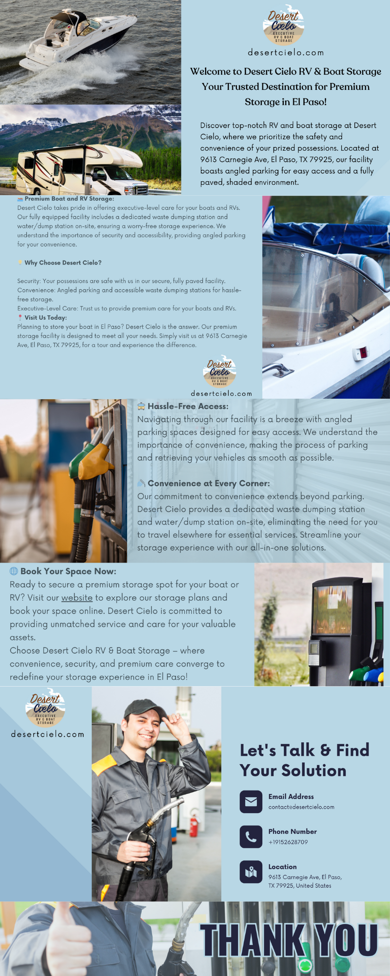 to Desert Cielo RV & Boat Storage — Your Trusted Destination for Premium Storage in El