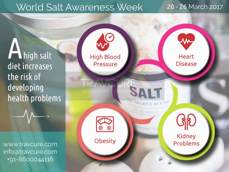 World Salt Awareness Week How much Salt is Too Much? by Travcure