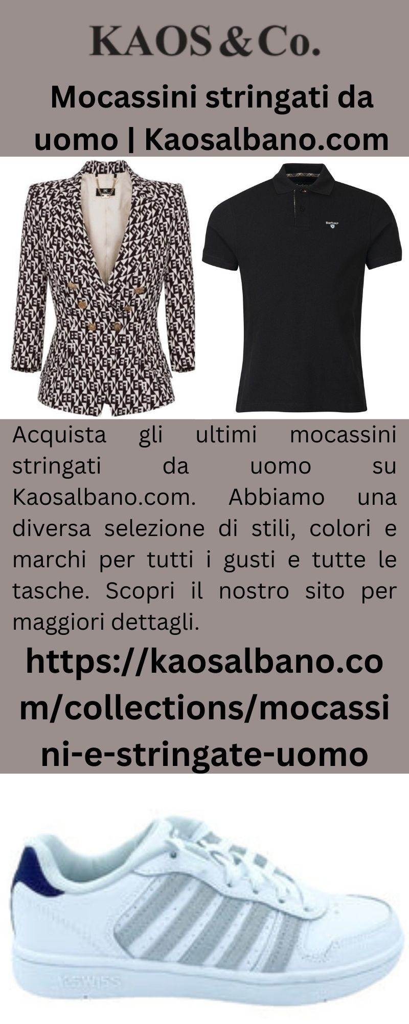 Mocassini Stringati Stile Barca da Uomo • Il Mio Mocassino