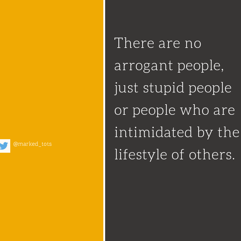 We should stop calling people arrogant by Mr Mark Medium