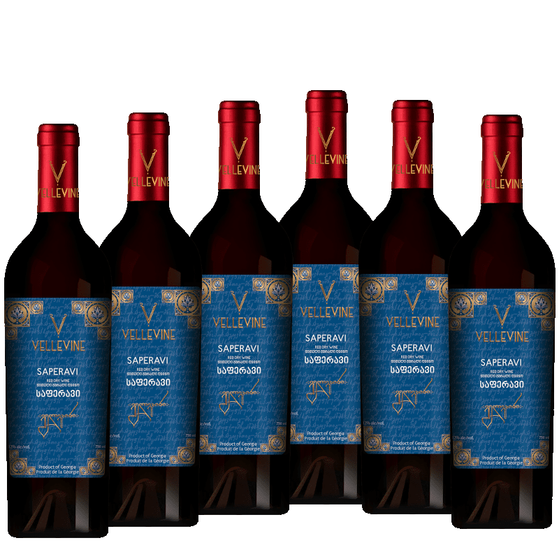 Sensationelles Angebot: Saperavi Georgischer Rotwein — 6er Set jetzt ...