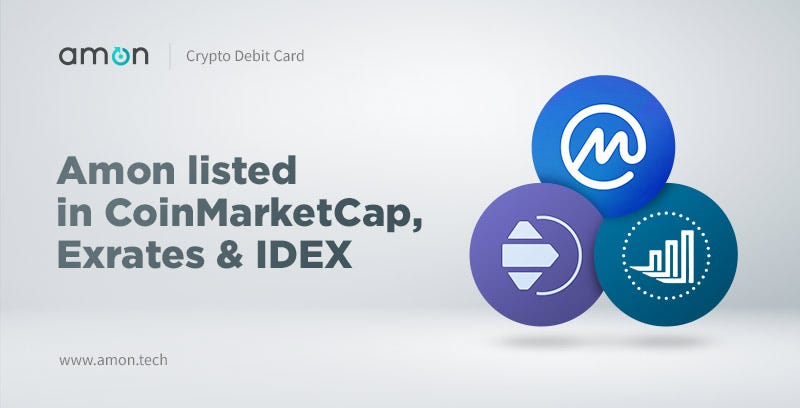AMN Token Now Listed In CoinMarketCap   Exrates and Idex Listings! | by ...