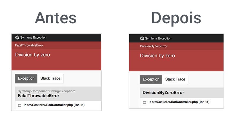 PHP Exceptions: tratamento de erros