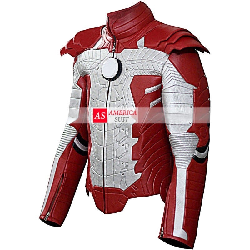 Iron Man Leather motorcycle Jacket | by America Suits | Medium