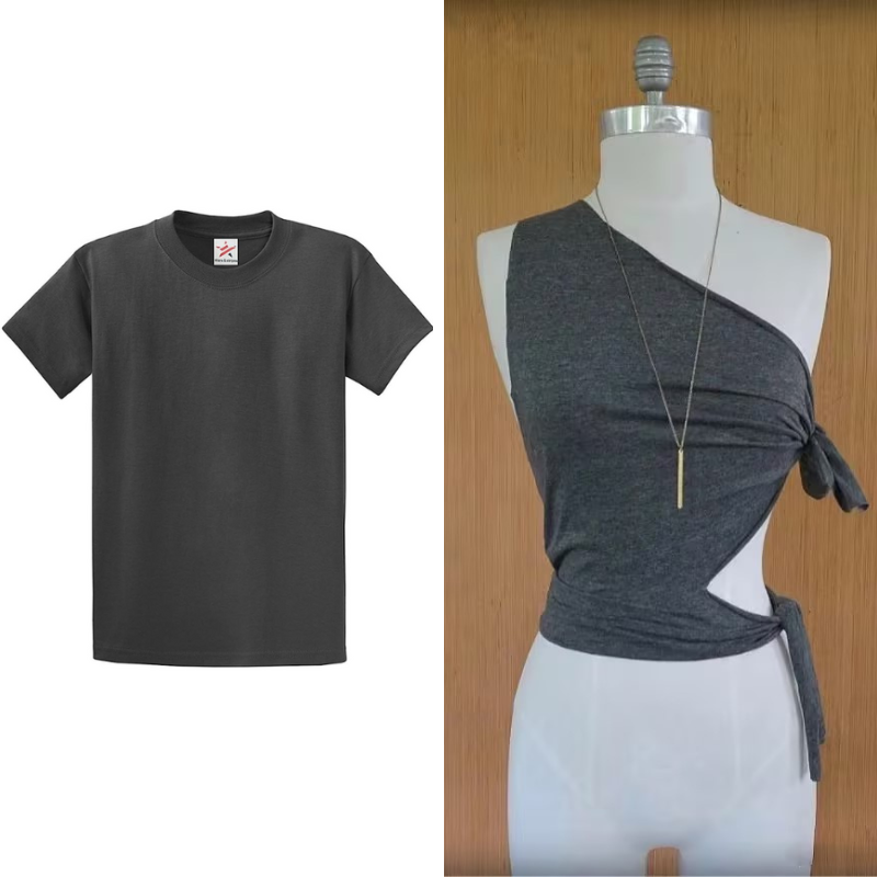 How to cut a T-shirt into a sexy top in minutes | by Zhouyx | Medium