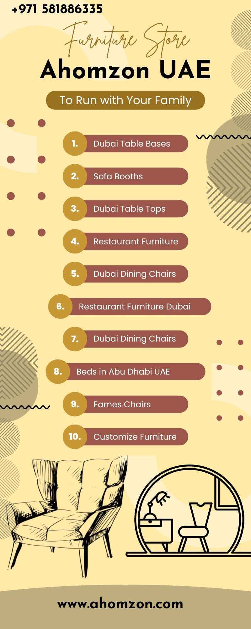 Restaurant Furniture Suppliers| Ahomzon UAE - Shahraban Abdullah - Medium