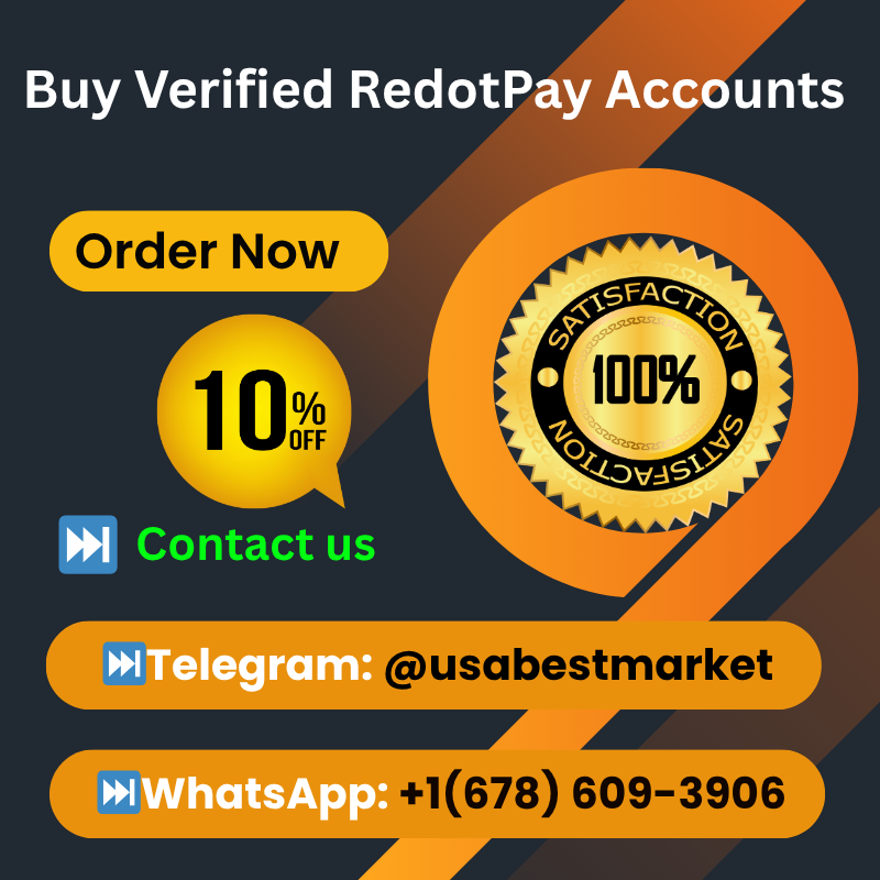 {Globally} 9 Greatest Site To Take Out Verified RedotPay Accounts