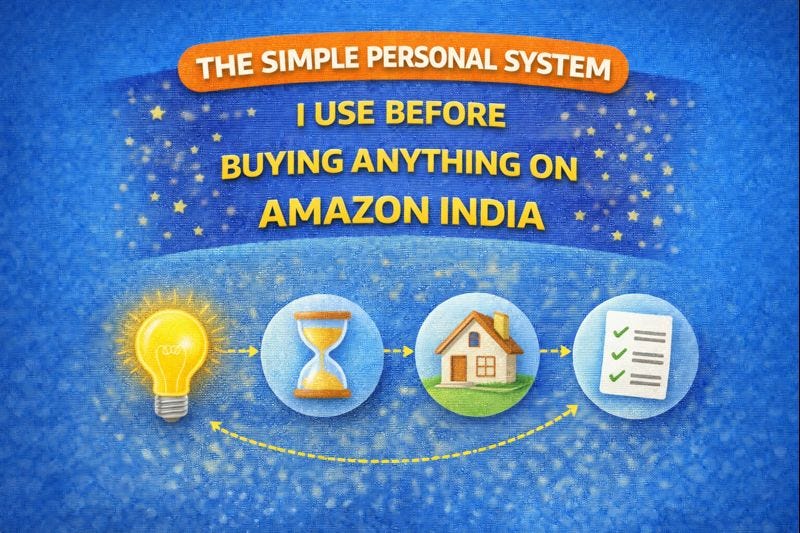 The Simple Personal System I Use Before Buying Anything on Amazon India