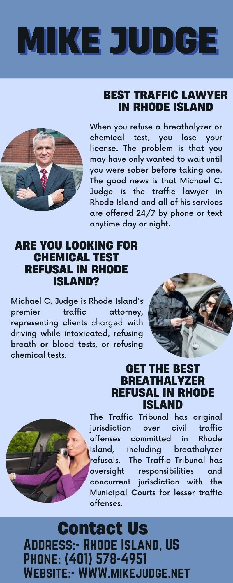 Are you looking for Chemical Test Refusal in Rhode Island? Mikejudge
