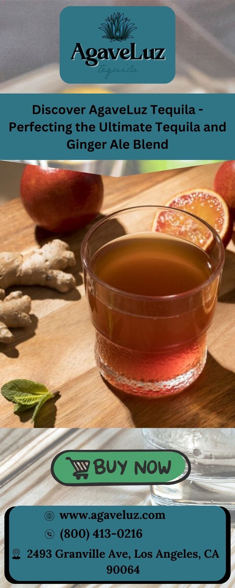 Experience AgaveLuz Tequila — Crafting The Ultimate Tequila And Ginger Ale Fusion