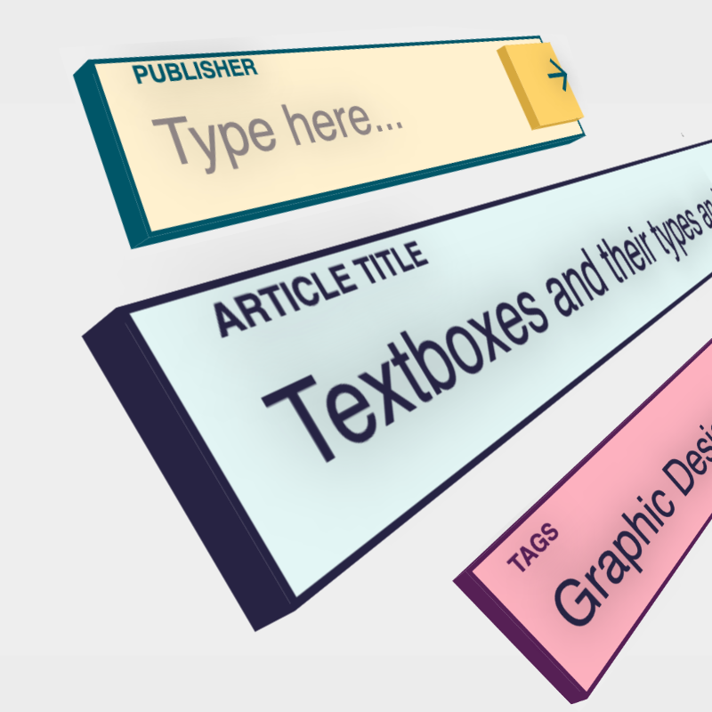 The breakdown of a textbox. Many types with much character | by Jouan ...