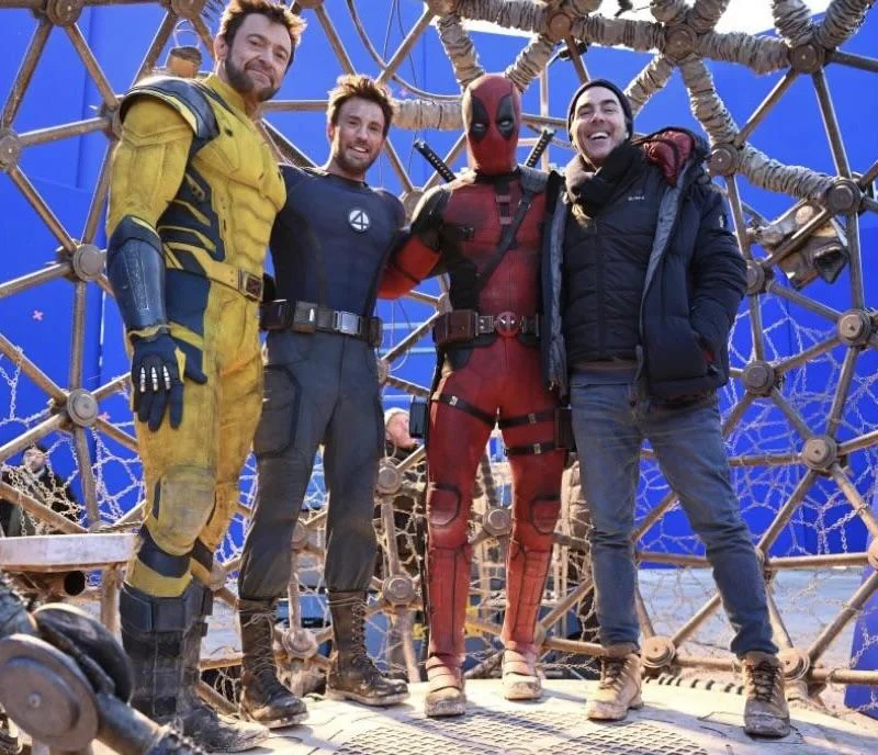 A behind-the-scenes photo from Deadpool & Wolverine (2024), owned by Walt Disney Studios